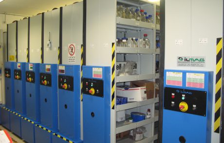 scaffale automatico compattabile ILMAG campioni